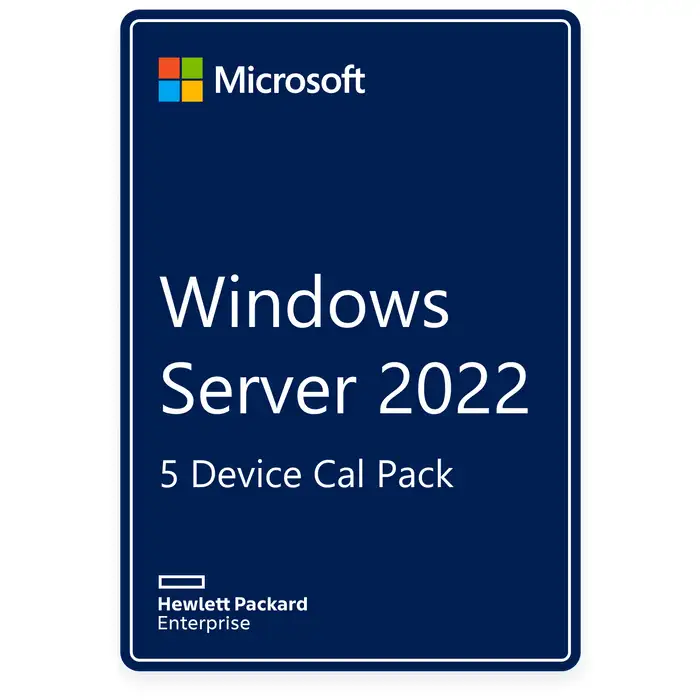 Windows Server CAL 2022- Microsoft Windows Server CAL 2022 5 Device ROK HPE
