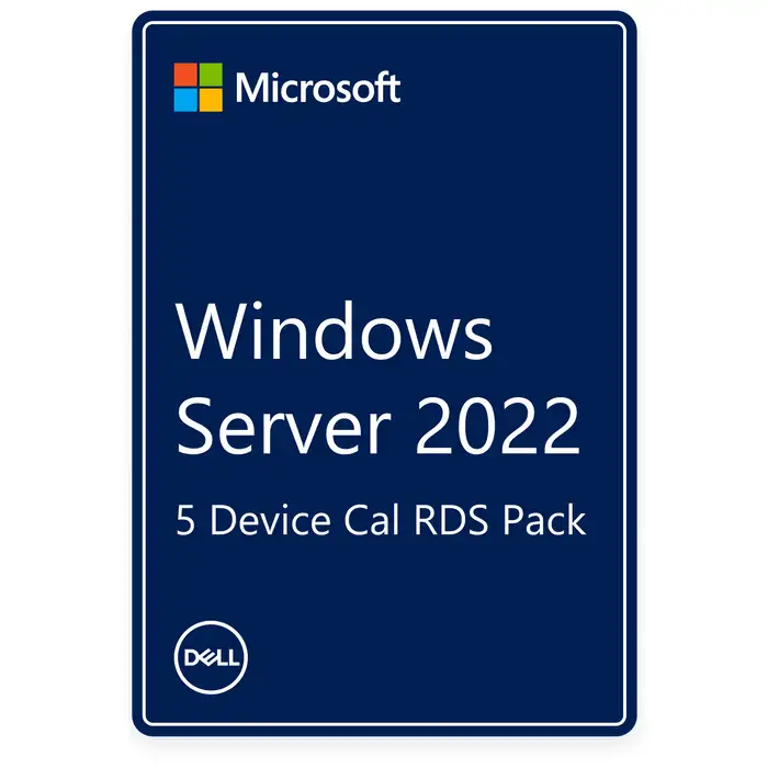 Windows Server CAL RDS 2022- Microsoft Windows Server CAL RDS 2022 5 Device ROK Dell