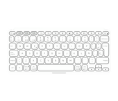 Logitech Keys-To-Go 2 Bezprzewodowa/Jasnoszara/2 lata gwarancji