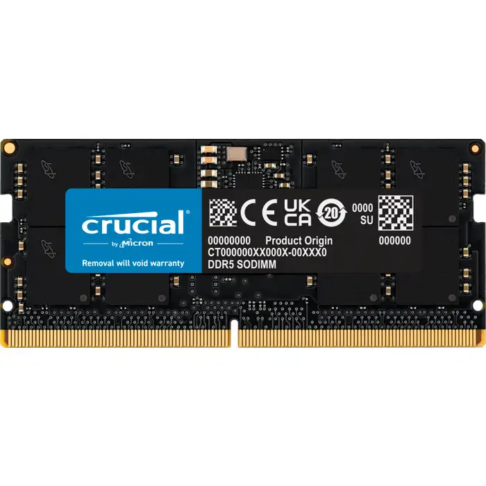 Crucial DDR5 4800 MHz SO-DIMM- 16gb