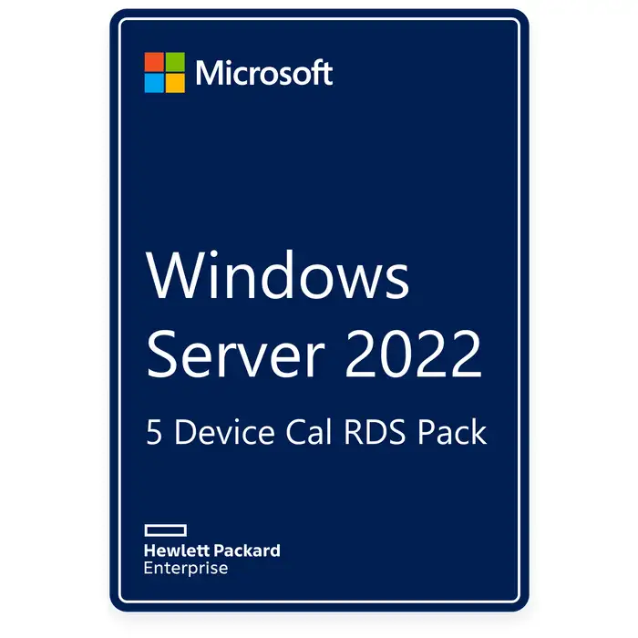 Windows Server CAL RDS 2022- Microsoft Windows Server CAL RDS 2022 5 Device ROK HPE