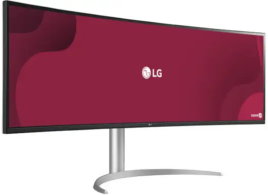 LG 49WQ95C-W-profil lewy